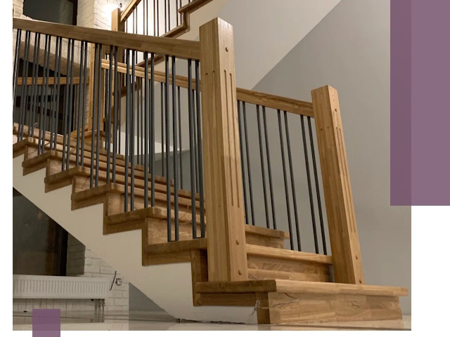 Реставрация деревянных и металлических лестниц в Сарапуле