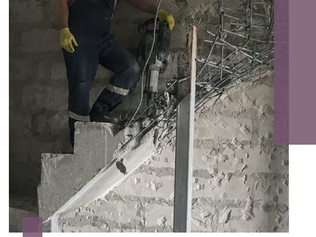 Демонтаж металлических и бетонных лестниц в Сарапуле
