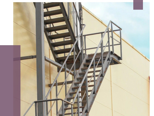 Пожарные лестницы в Сарапуле от 12389 руб. — монтаж и продажа | ПРОЛЁТ-Срл