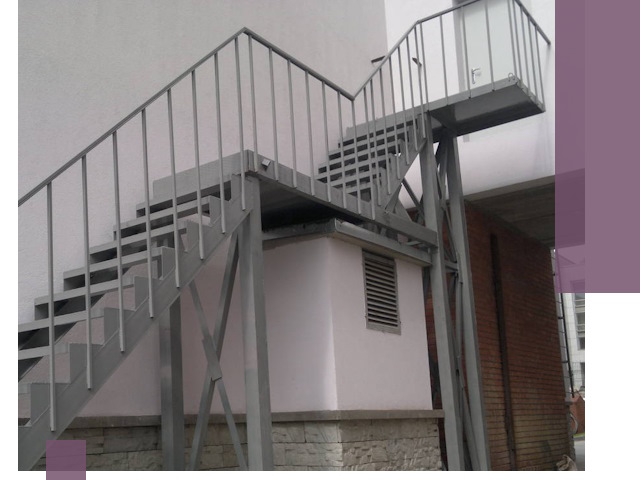 Монтаж пожарных лестниц под ключ в Сарапуле с гарантией качества