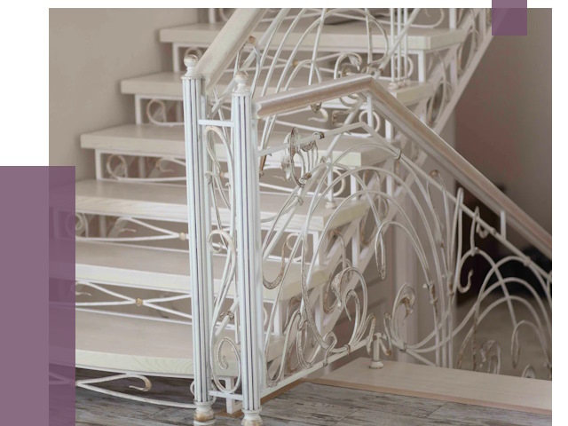 Изготовление кованых лестниц на заказ в Сарапуле от 87754 руб. | ПРОЛЁТ-Срл