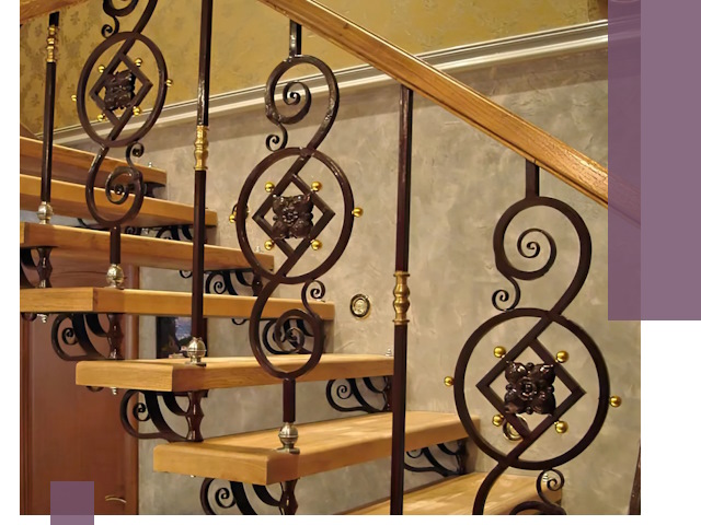 Изготовление кованых лестниц под ключ в Сарапуле