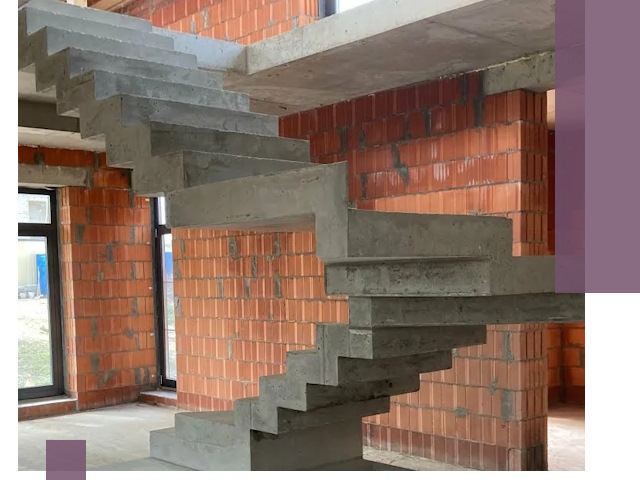 Изготовление бетонных лестниц под ключ в Сарапуле