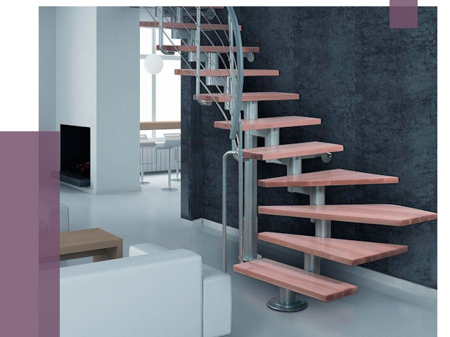 Модульные лестницы в Сарапуле от 17035 руб. — купить в ПРОЛЁТ-Срл