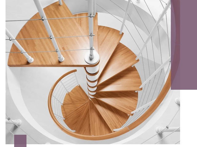 Изготовление винтовых лестниц под ключ в Сарапуле