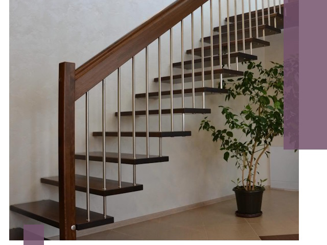 Лестницы на больцах под ключ в Сарапуле – изготовление и монтаж