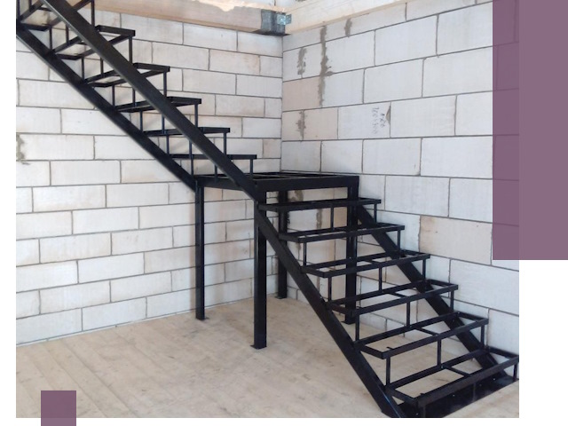 Лестницы на металлокаркасе под ключ в Сарапуле — изготовление и монтаж