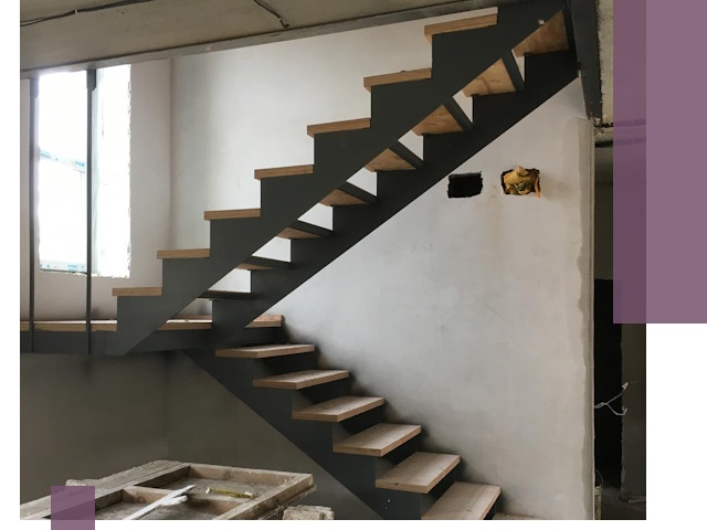 Изготовление лестниц на металлокаркасе в Сарапуле от производителя