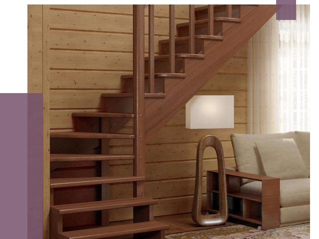 Лестницы эконом класса в Сарапуле от 18428 руб. бюджетные решения