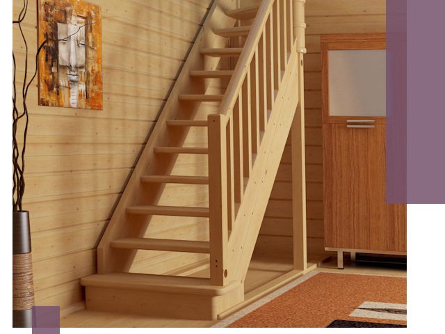 Лестницы эконом класса под ключ в Сарапуле — недорого и быстро