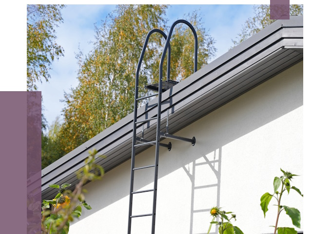 Лестницы на крышу в Сарапуле от 19306 руб. — монтаж и монтаж ПРОЛЁТ-Срл