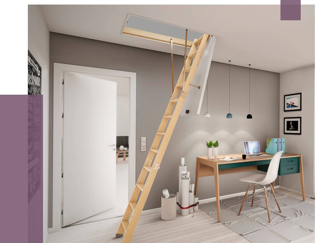 Чердачные лестницы в Сарапуле — от 14712 руб. | ПРОЛЁТ-Срл