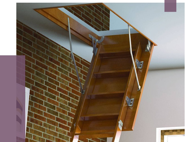 Установка чердачной лестницы в Сарапуле от 7898 руб. | ПРОЛЁТ-Срл