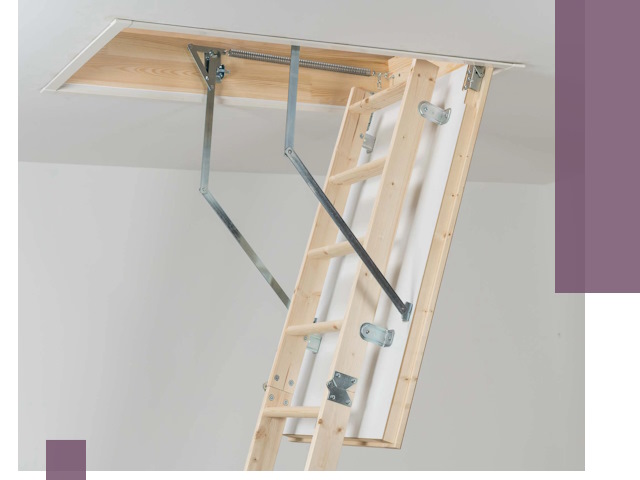 Установка чердачной лестницы под ключ в Сарапуле