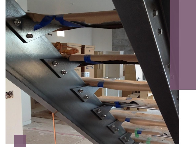 Усиление лестничных конструкций и усиление опор в Сарапуле