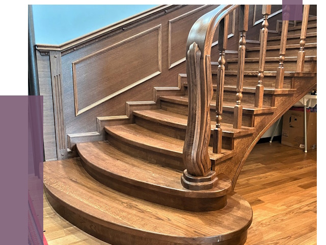 Дубовые лестницы под ключ в Сарапуле от 178089 руб. — ПРОЛЁТ-Срл