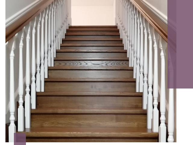 Лестницы из ясеня на заказ в Сарапуле — изготовление и монтаж