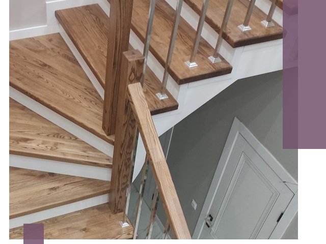 Обшивка металлических лестниц под ключ в Сарапуле