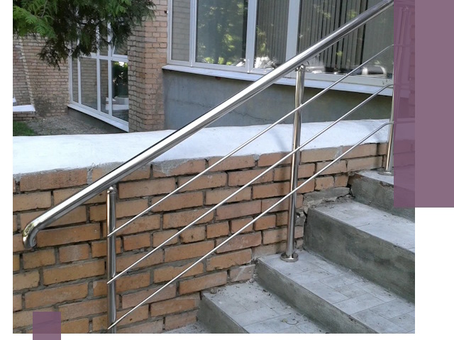 Перила из нержавеющей стали высокого качества в Сарапуле