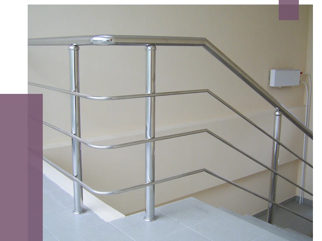 Алюминиевые перила в Сарапуле от 6401 руб. под ключ | ПРОЛЁТ-Срл