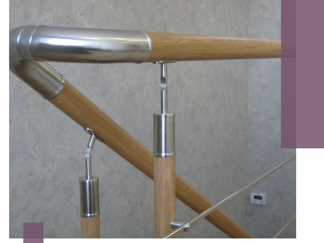 Комбинированные перила на заказ в Сарапуле — монтаж и производство