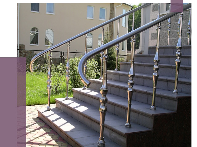 Перила для крыльца в Сарапуле от 10840 руб. — монтаж ПРОЛЁТ-Срл