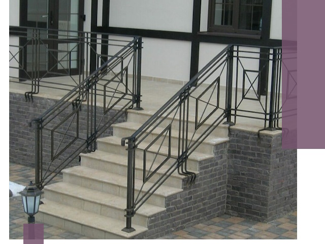 Перила для крыльца в Сарапуле — монтаж, изготовление и установка