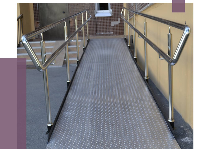 Пандусы в Сарапуле от 12389 руб. — установка для инвалидов | ПРОЛЁТ-Срл