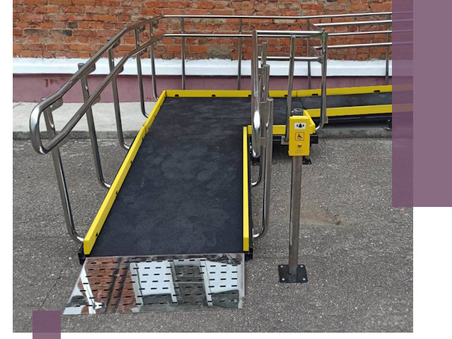 Изготовление наклонных пандусов для инвалидов в Сарапуле