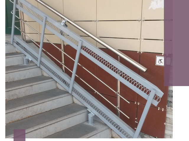 Изготовление откидных пандусов под ключ в Сарапуле