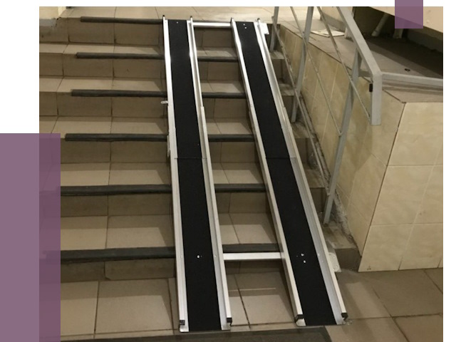 Установка пандуса в подъезд в Сарапуле от 8053 руб. под ключ | ПРОЛЁТ-Срл