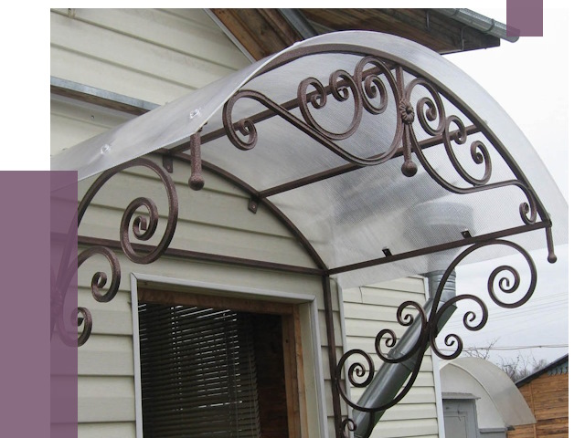 Изготовление козырьков в Сарапуле от 7433 руб. — заказать | ПРОЛЁТ-Срл