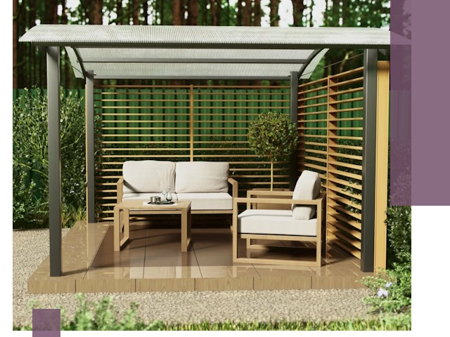 Навесы для дачи в Сарапуле: изготовление, монтаж и демонтаж