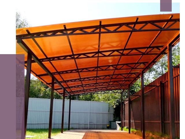 Односкатные навесы под ключ в Сарапуле от 13266 руб. 