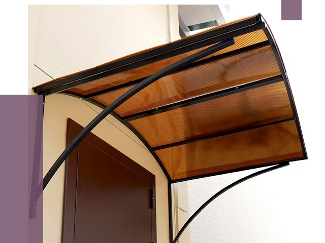 Недорогие козырьки в Сарапуле от 7660 руб.  | ПРОЛЁТ-Срл