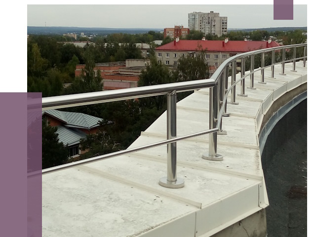 Парапеты и ограждения кровли в Сарапуле от 5007 руб.