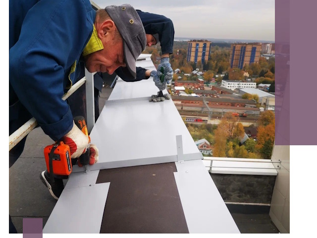 Монтаж парапетов в Сарапуле — установка прочных металлических ограждений