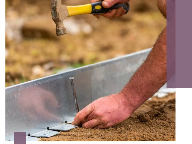 Монтаж металлических бордюров в Сарапуле быстро и качественно