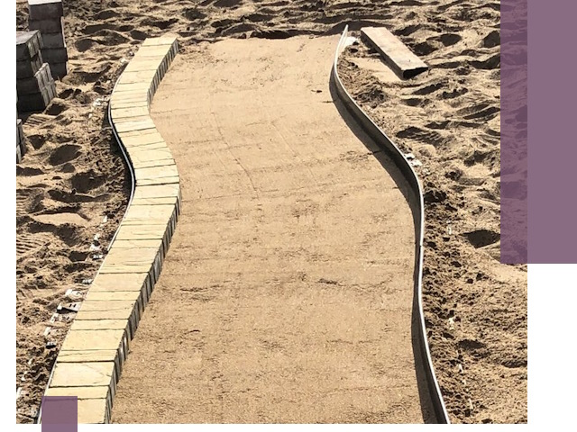 Металлические бордюры для тротуаров в Сарапуле — прочные и долговечные