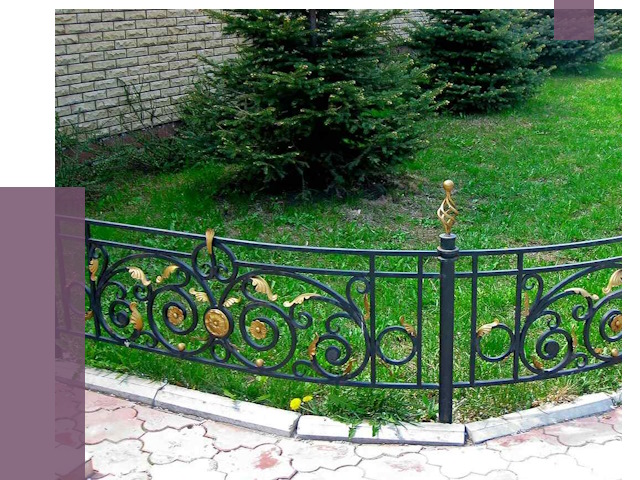 Кованые газонные ограждения в Сарапуле от 7691 руб. — ПРОЛЁТ-Срл