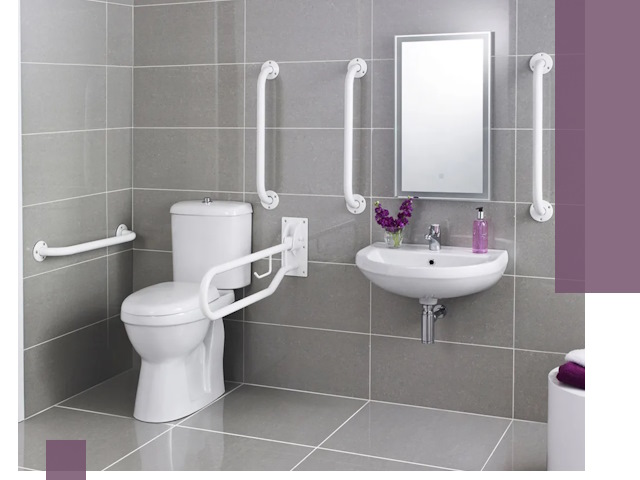 Поручни для санузлов в Сарапуле: установка, ремонт и монтаж