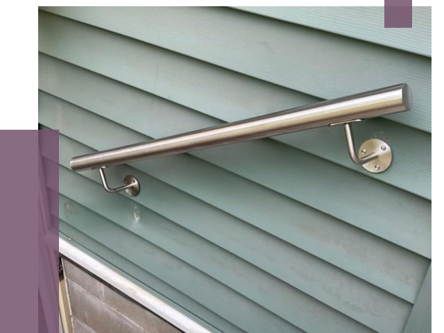 Поручни из нержавеющей стали в Сарапуле от 7743 руб.  | ПРОЛЁТ-Срл